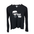 Unisex Karl Lagerfeld - Trikotaažist pluus, suurus 146 - 152 - Must ()