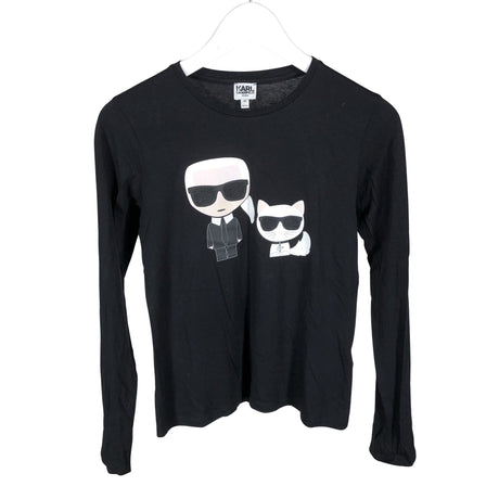 Unisex Karl Lagerfeld - Trikotaažist pluus, suurus 146 - 152 - Must ()