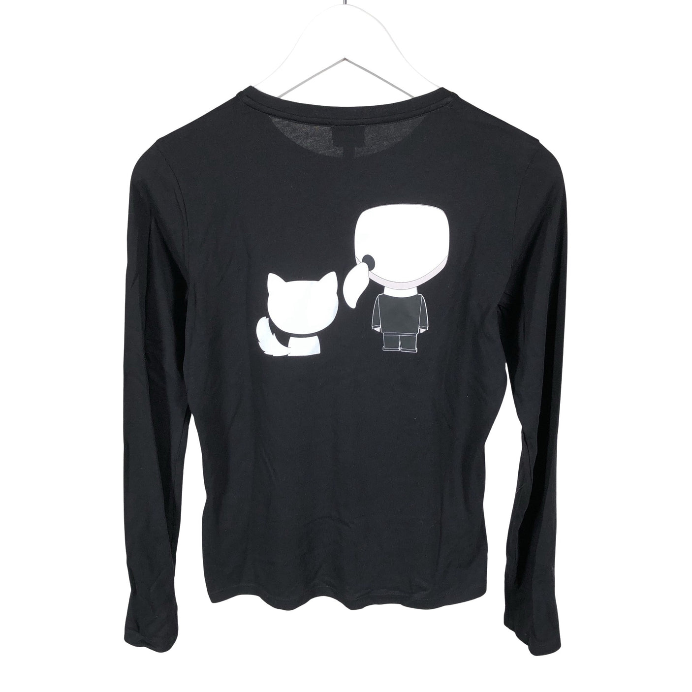 Unisex Karl Lagerfeld - Trikotaažist pluus, suurus 146 - 152 - Must (2)