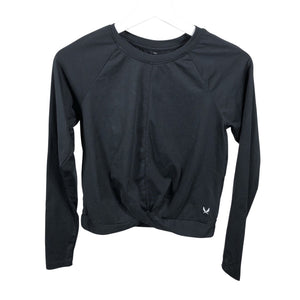Unisex Soc - Spordisärk, pikad käised, suurus 158 - 164 - Must (1)