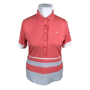 Unisex J.Lindeberg - Spordisärk, lühikesed käised, suurus 42 - Heleroosa (1)