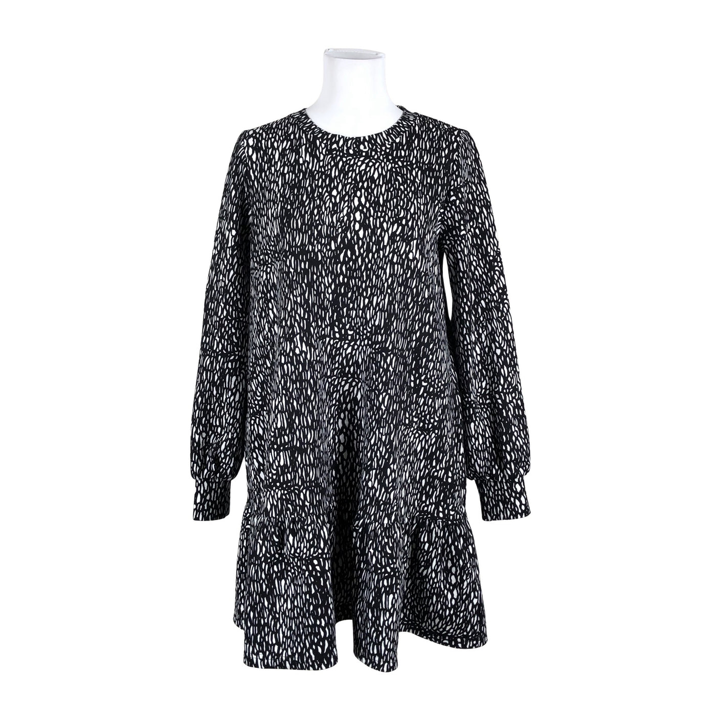 Unisex Nanso - Trikotaažist kleit, suurus 34 - Must (1)