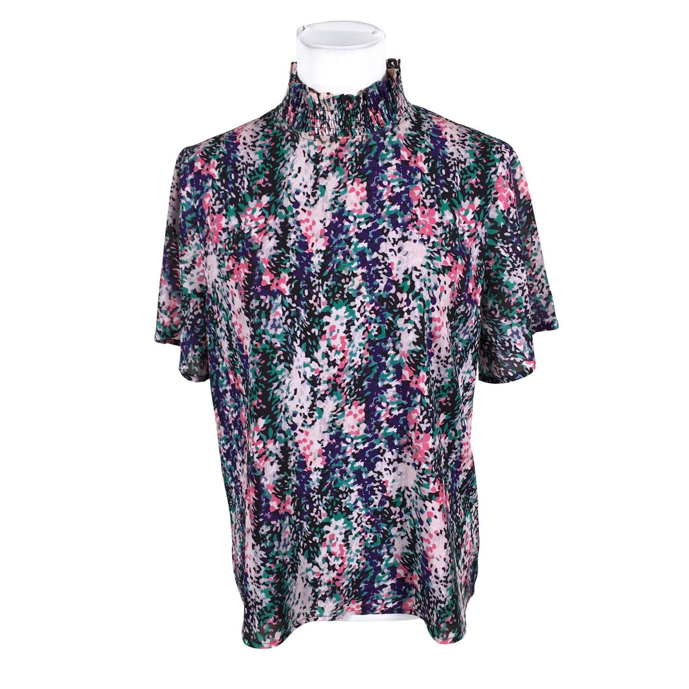 Unisex Rihoas - Lühikeste käistega pluus, suurus 40 - Lilla (1)