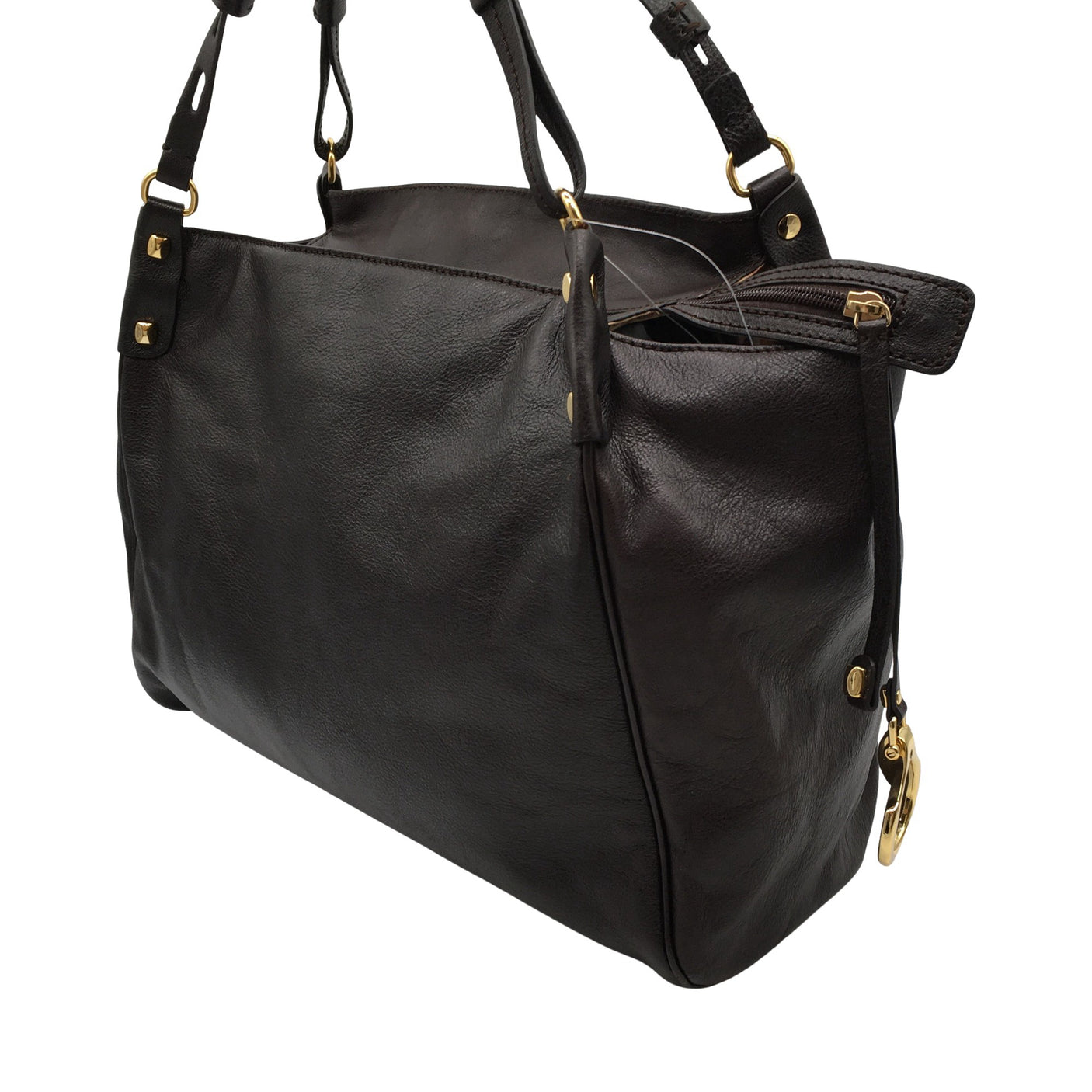 Unisex Francesco Biasia - Käekott, suurus Maxi - Pruun (2)