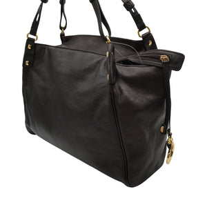 Unisex Francesco Biasia - Käekott, suurus Maxi - Pruun (2)
