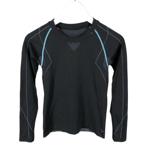 Unisex Soc - Spordisärk, pikad käised, suurus 158 - 164 - Must (1)