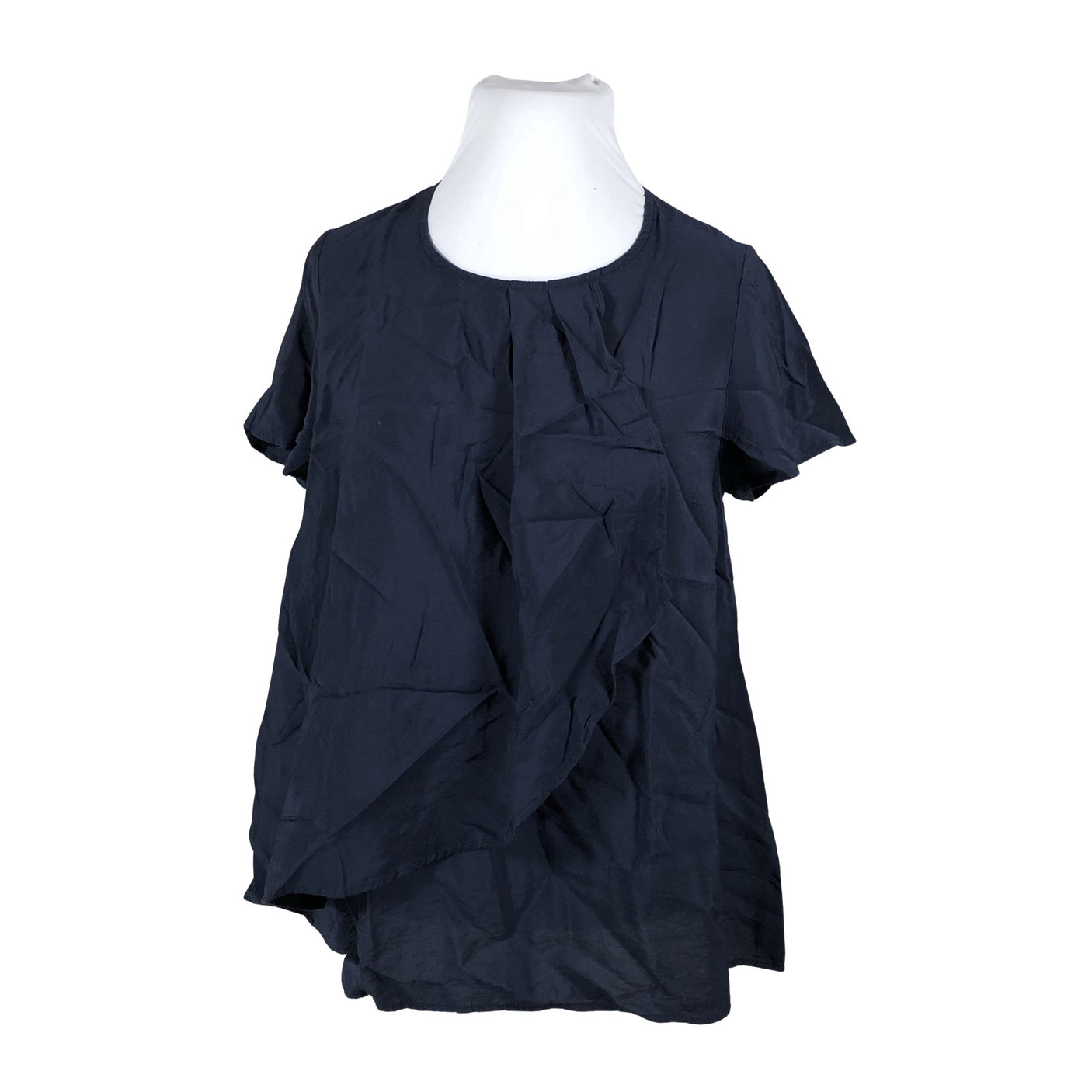 Unisex Ulla Popken - Lühikeste käistega pluus, suurus 42 - Sinine (1)
