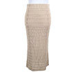 Unisex Stylein - Kootud seelik, suurus 36 - Beige ()