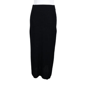 Unisex LouLou - Kootud seelik, suurus 36 - Must (1)