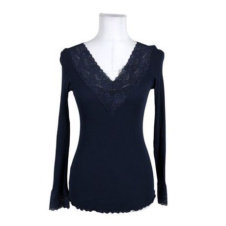 Unisex Rosemunde - Trikotaažist pluus, suurus 36 - Sinine ()