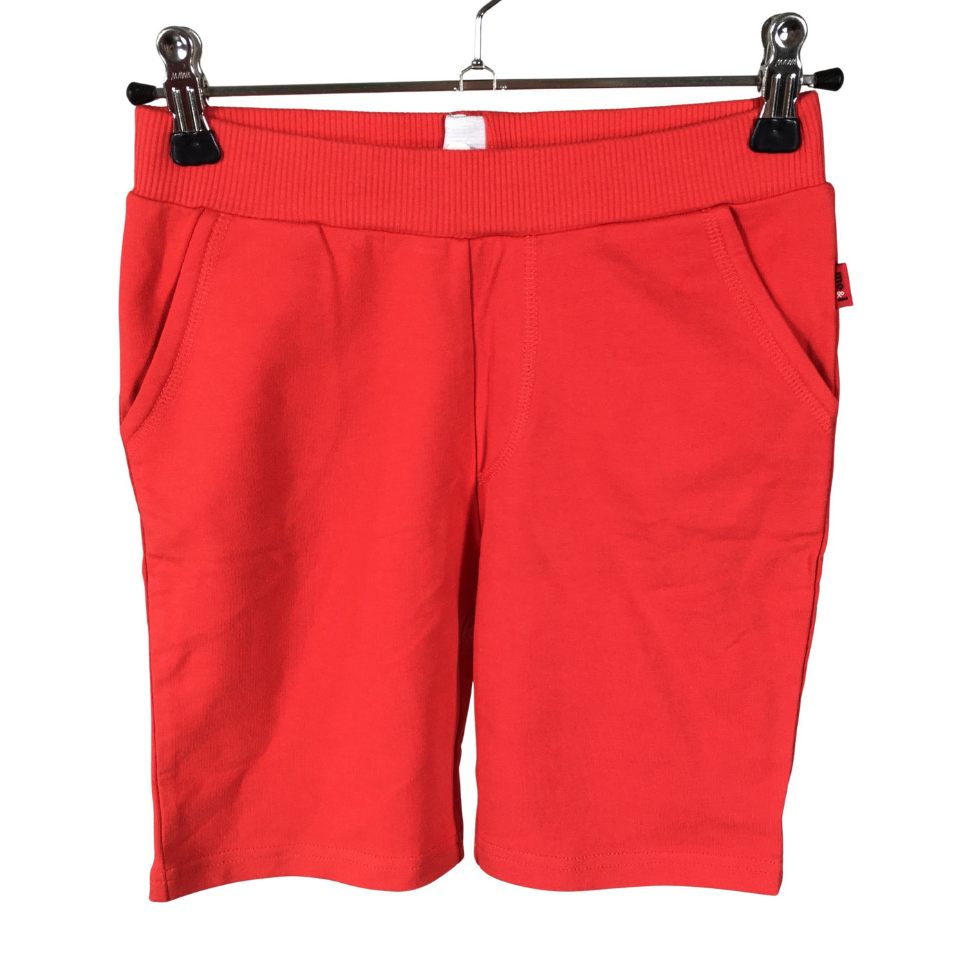 Unisex me&i - Dressikangast lühikesed püksid, suurus 122 - 128 - Punane (1)