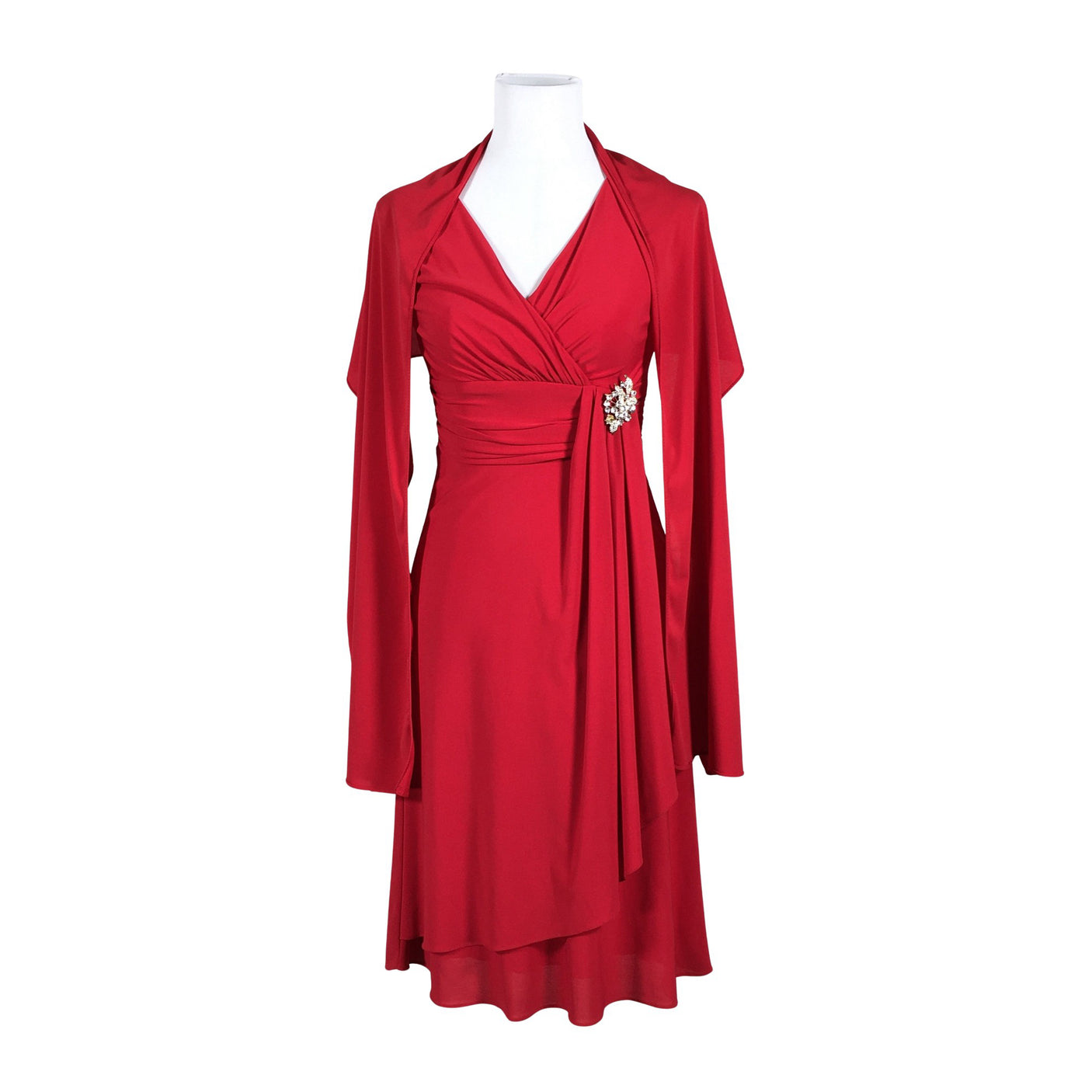 Unisex Fashion New York - Pidulik kleit, suurus 36 - Punane (1)