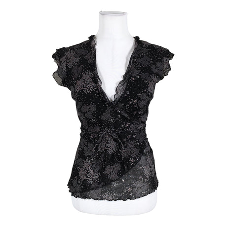 Unisex Mexx - Lühikeste käistega pluus, suurus 40 - Must ()