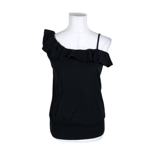 Unisex Silverjungle - Trikotaažist topp, suurus 36 - Must (1)