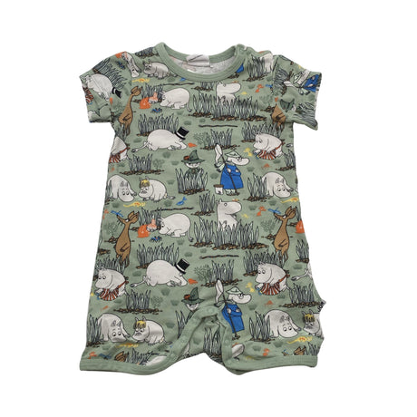 Unisex Moomin by Martinex - Lühike pükskostüüm, suurus 62 - 68 - Roheline ()
