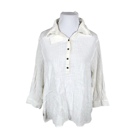 Unisex The Earth Collection - Mitteveniv tuunika, suurus 42 - Valge ()