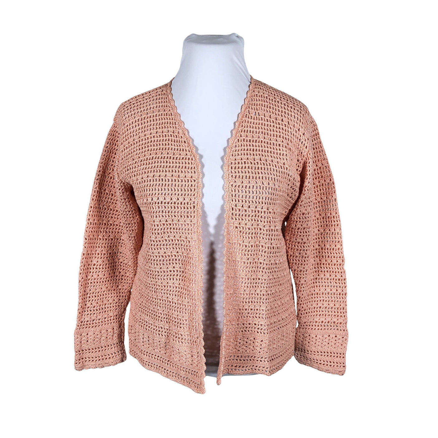 Unisex Handmade - Kardigan, suurus 44 - Heleroosa (1)