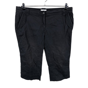 Unisex Tom Tailor - Mittevenivad poolpikad püksid, suurus 44 - Must (1)
