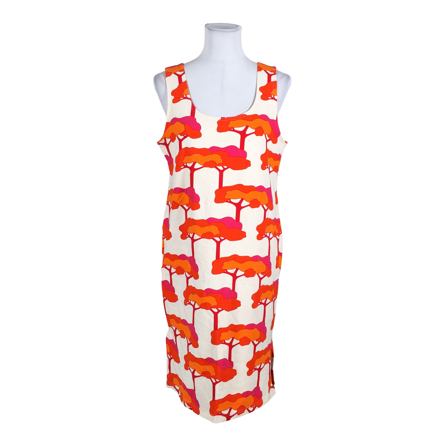 Unisex Marimekko - Trikotaažist kleit, suurus 40 - Oranž (1)