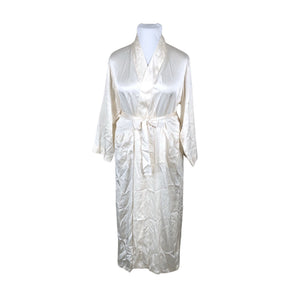 Unisex Stockmann Silk - Hommikumantel, suurus 42 - Looduslik valge (1)