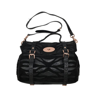 Unisex Mulberry - Käekott, suurus Midi - Must (1)