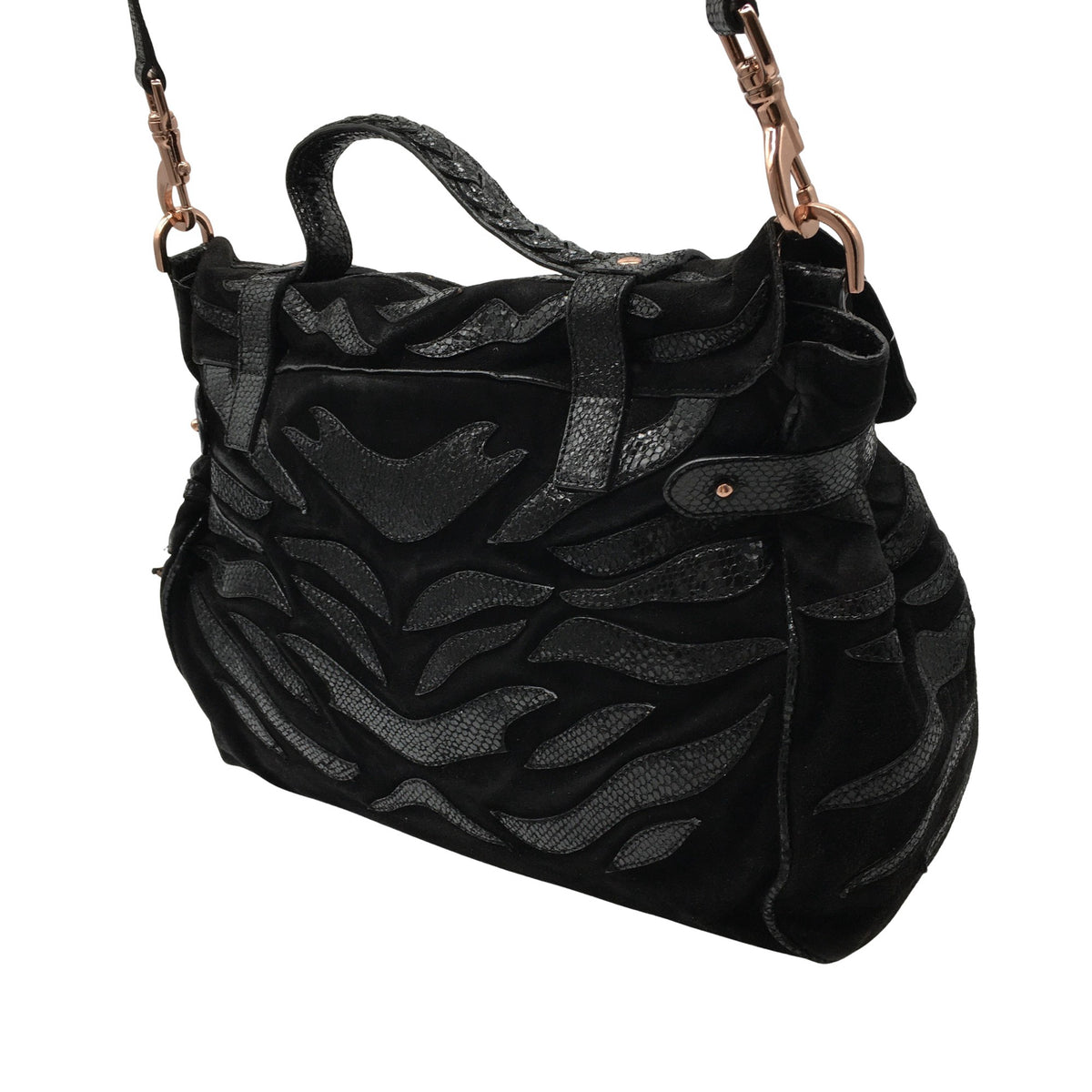 Unisex Mulberry - Käekott, suurus Midi - Must (2)