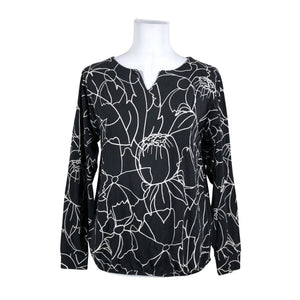 Unisex Blaa - Trikotaažist pluus, suurus 38 - Must (1)