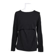 Unisex Lindex - Trikotaažist pluus, suurus 38 - Must ()