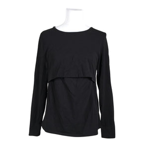 Unisex Lindex - Trikotaažist pluus, suurus 38 - Must (1)