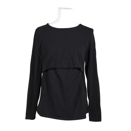 Unisex Lindex - Trikotaažist pluus, suurus 38 - Must ()