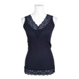 Unisex Rosemunde - Trikotaažist topp, suurus 38 - Sinine ()