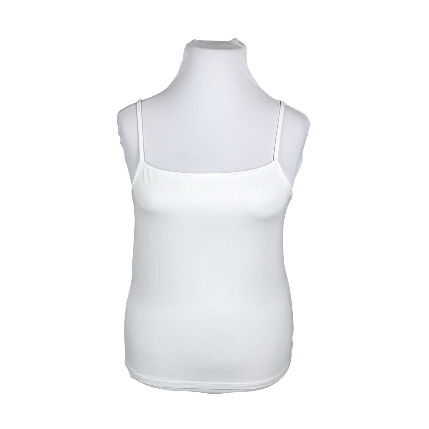 Unisex Tam Silk - Trikotaažist topp, suurus 44 - Valge (1)