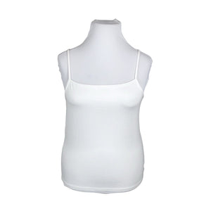 Unisex Tam Silk - Trikotaažist topp, suurus 44 - Valge (1)