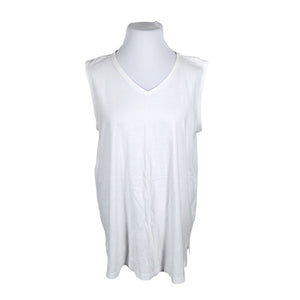 Unisex Ulla Popken - Trikotaažist tuunika, suurus 50 - Valge (1)