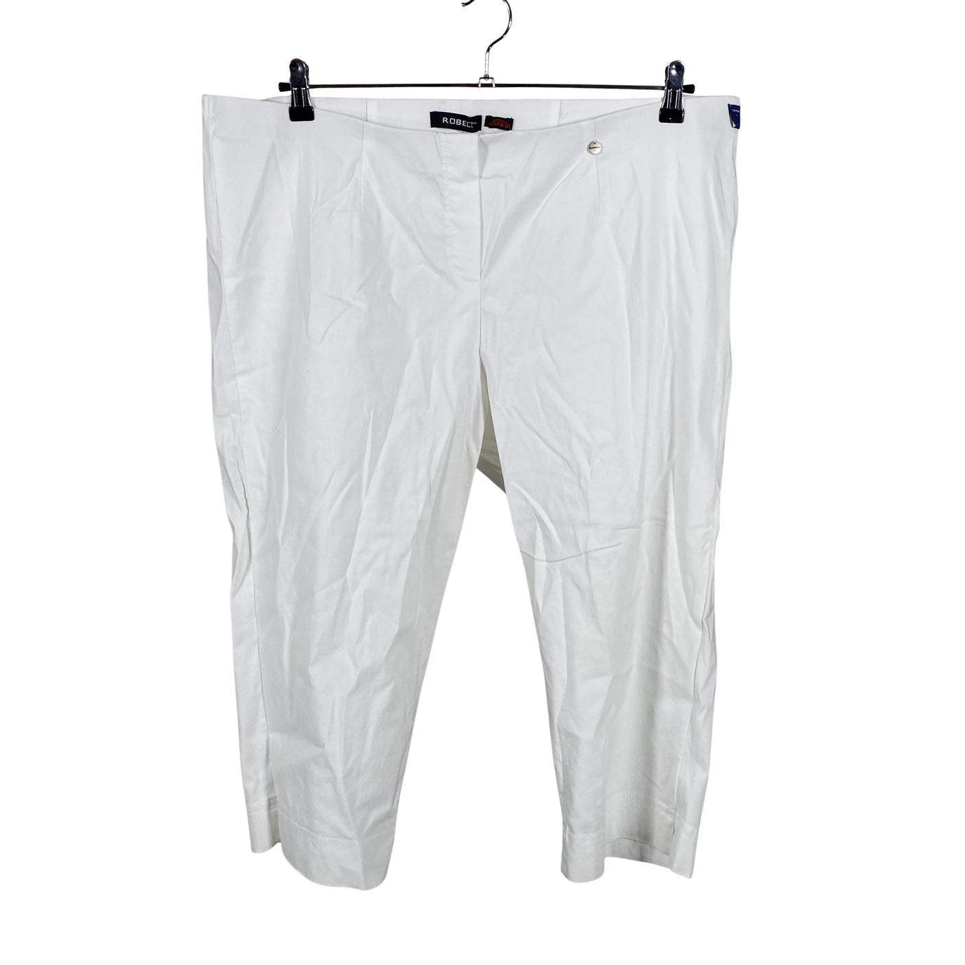 Unisex Robell - Mittevenivad püksid, suurus 52 - Valge (1)