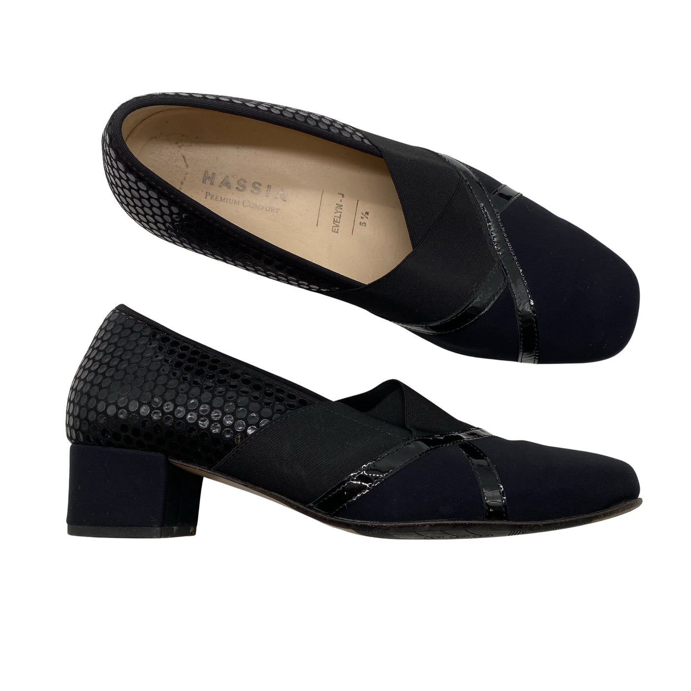 Unisex Hassia - Kontsakingad, suurus 38 - Must (1)