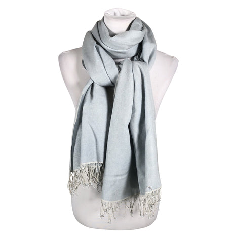 Unisex Pashmina - Õhuke sall, suurus Maxi - Helesinine ()