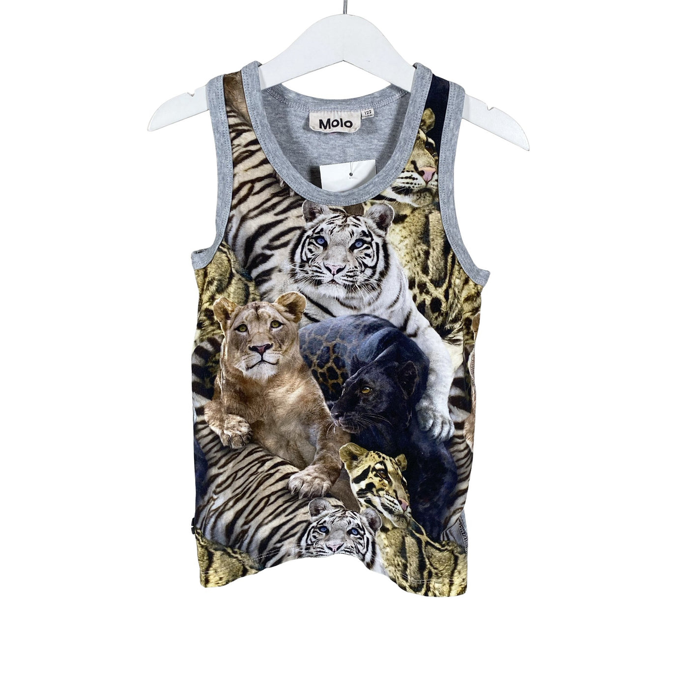 Unisex Molo Kids - Varrukateta särk, suurus 116 - 122 - Hall (1)