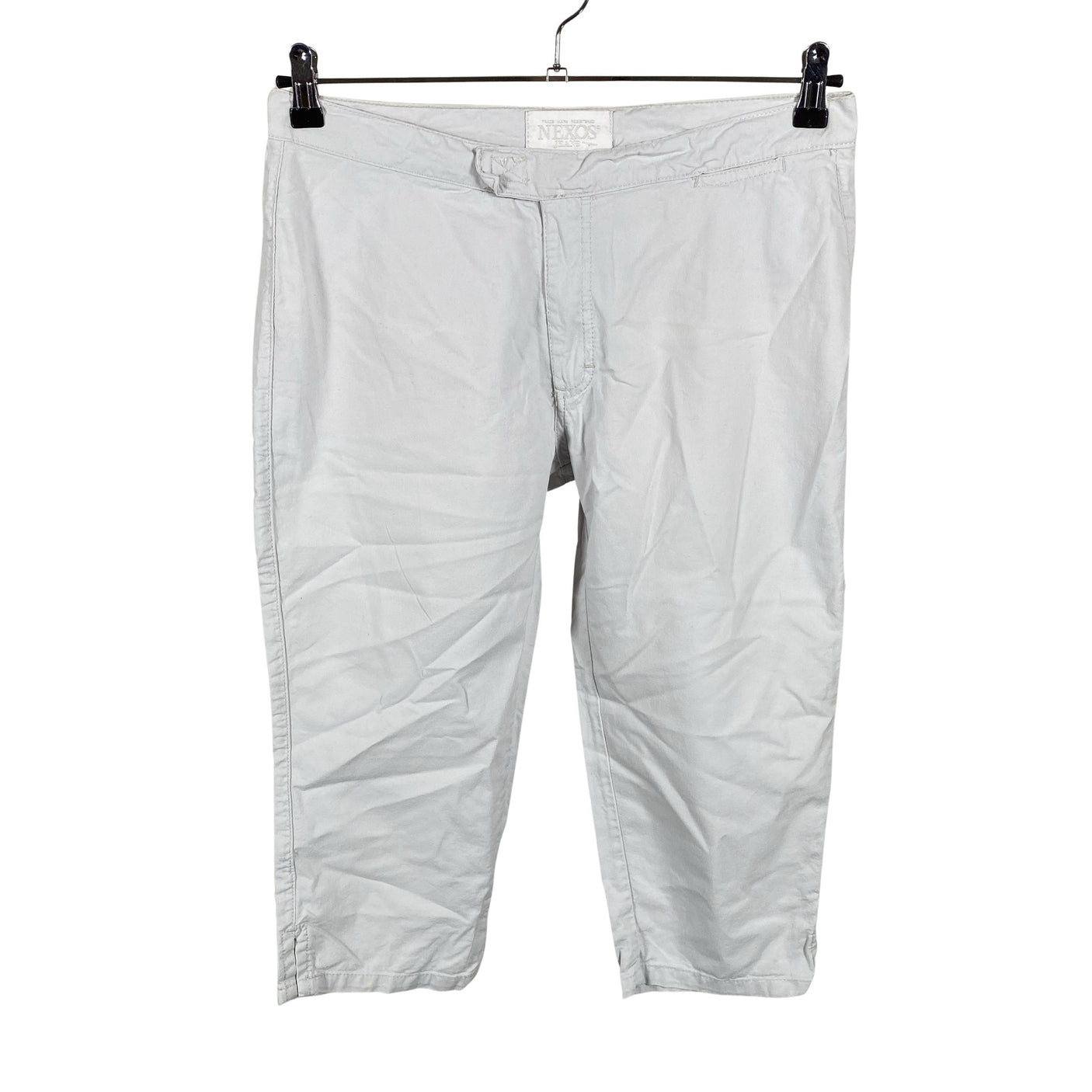 Unisex Nexos jeans - Mittevenivad poolpikad püksid, suurus 40 - Hall (1)