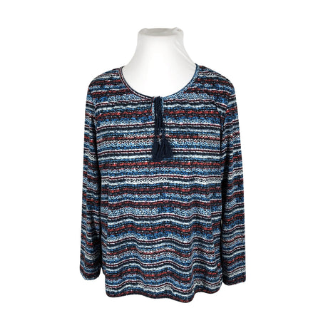 Unisex Laura Torelli - Trikotaažist pluus, suurus 44 - Sinine ()