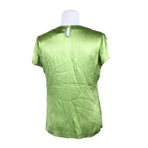 Unisex Ril's - Lühikeste käistega pluus, suurus 38 - Roheline (2)