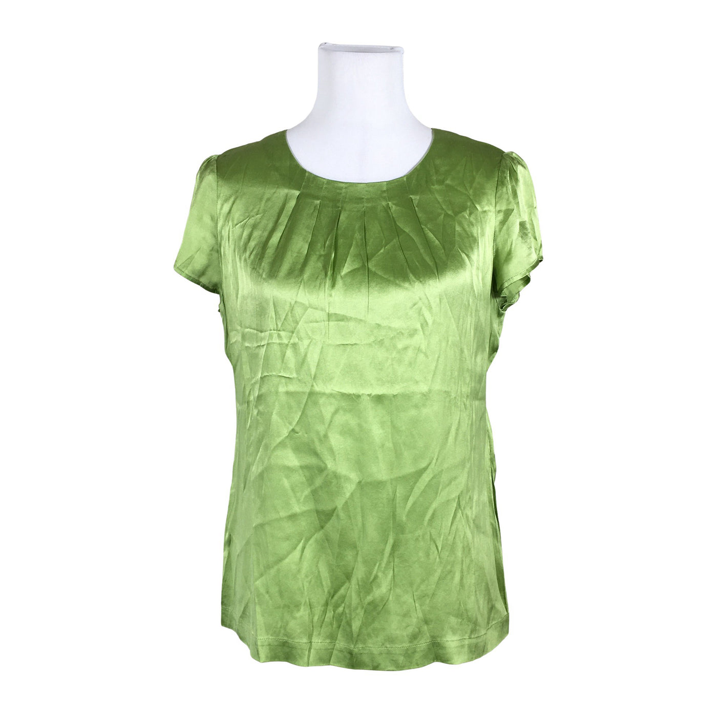 Unisex Ril's - Lühikeste käistega pluus, suurus 38 - Roheline (1)