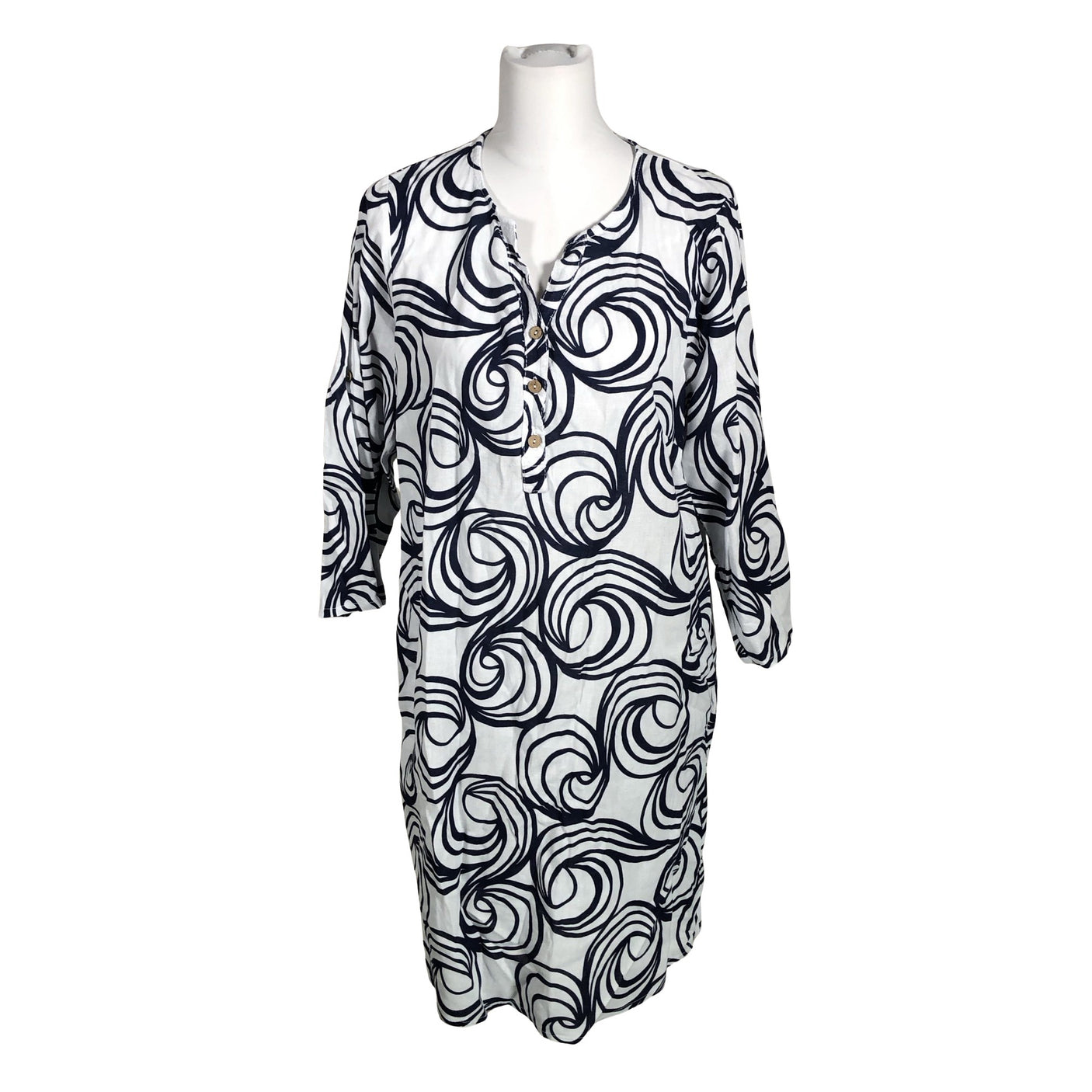 Unisex Lea H - Mitteveniv kleit, suurus 36 - Valge (1)
