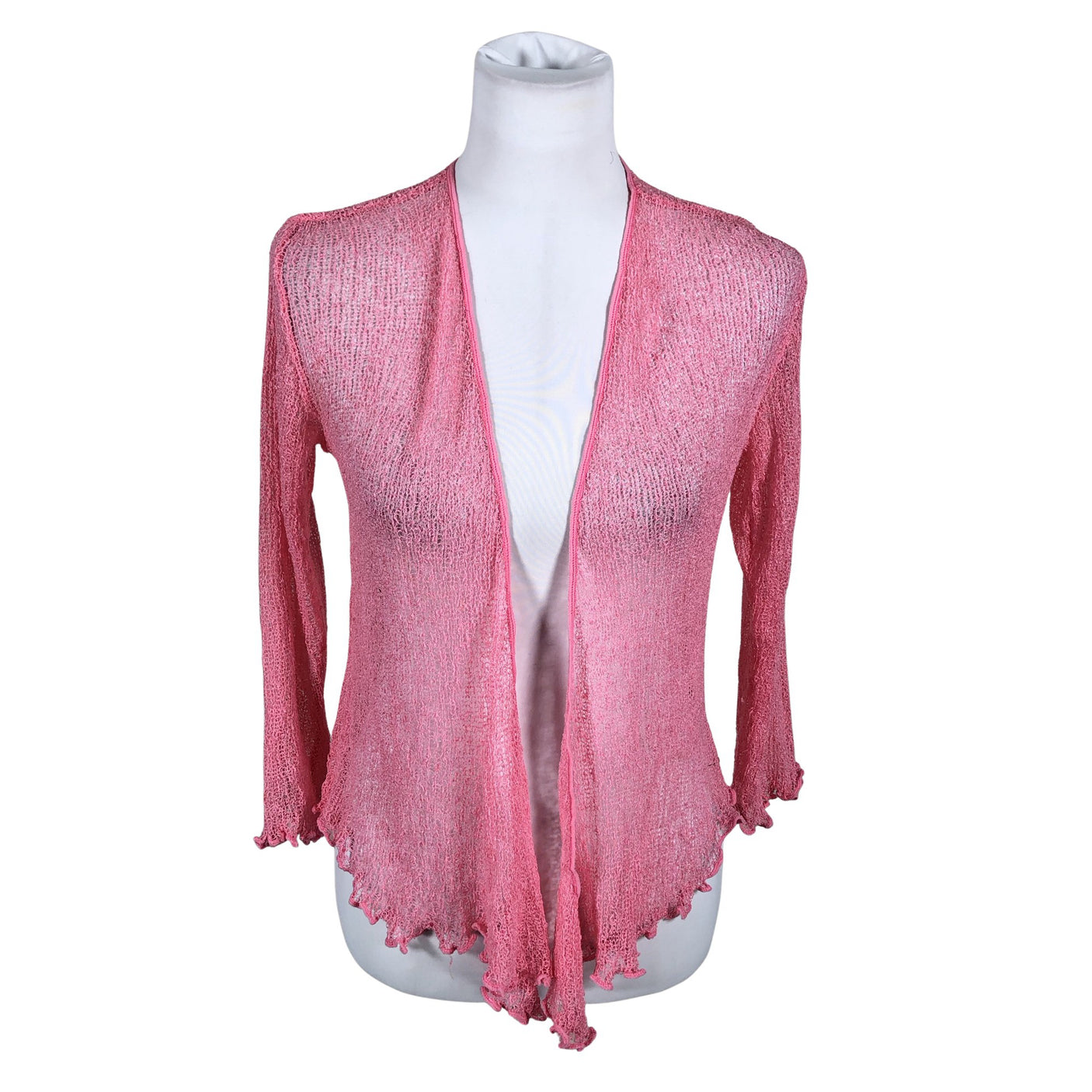 Unisex Ikat - Kardigan, suurus 40 - Heleroosa (1)