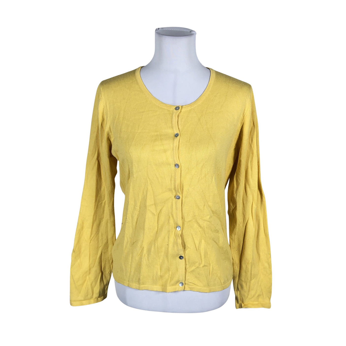 Unisex Long Island - Kardigan, suurus 38 - Kollane (1)