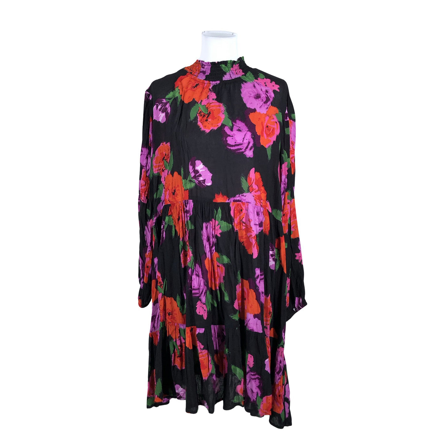 Unisex Kaffe - Mitteveniv kleit, suurus 40 - Must (1)