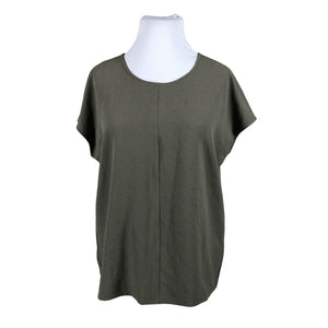 Unisex Opus - Lühikeste käistega pluus, suurus 44 - Roheline (1)