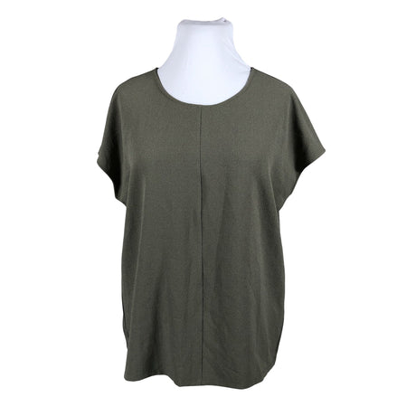 Unisex Opus - Lühikeste käistega pluus, suurus 44 - Roheline ()