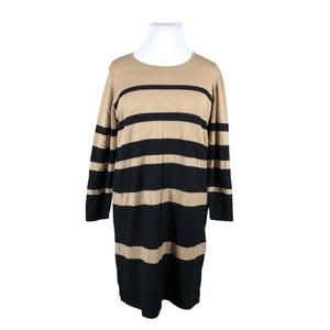 Unisex Ritva Falla - Kootud kleit, suurus 44 - Pruun (1)