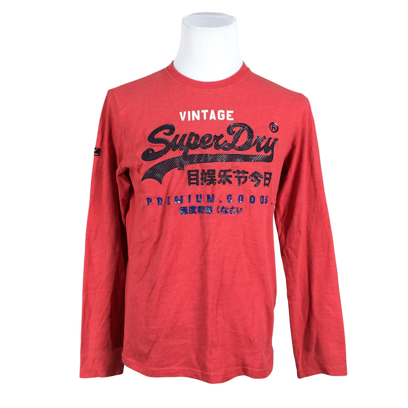 Unisex Superdry - Trikotaažist pluus, suurus L - Punane (1)